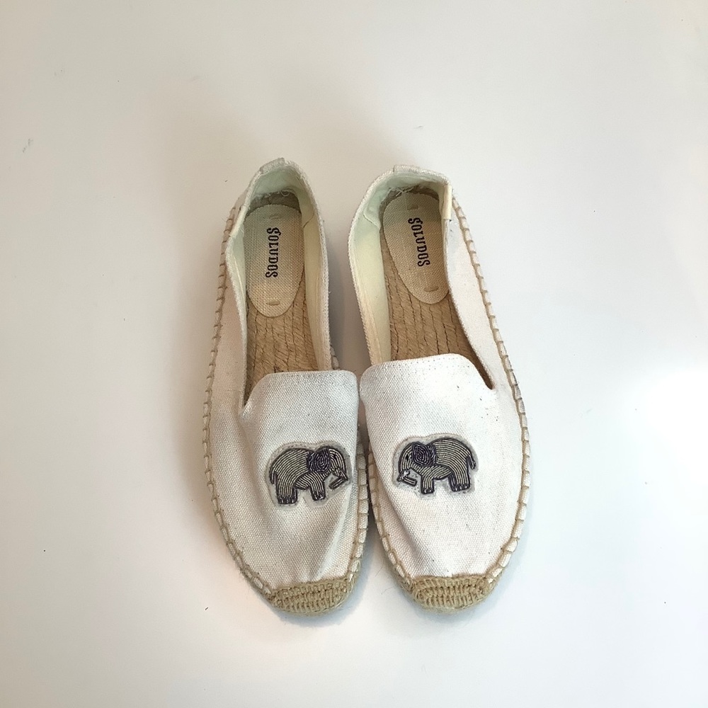 Soludos Beaded Elephant Slip On Espadrillas Beaded